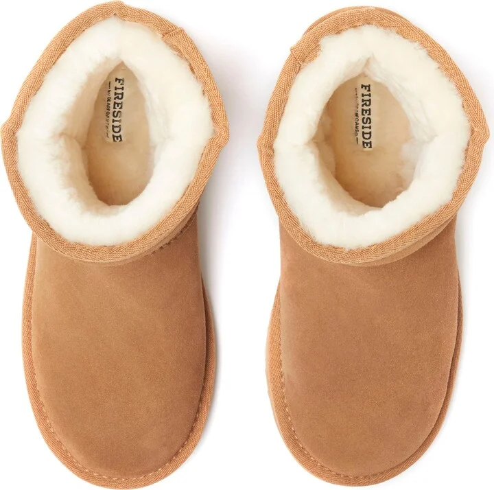 Fireside By Dearfoams Rosebery Genuine Shearling Boot - Image 9