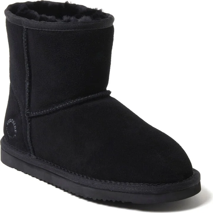 Fireside By Dearfoams Rosebery Genuine Shearling Boot