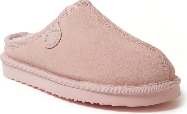 Fireside By Dearfoams Women's Greta Genuine Shearling Clog