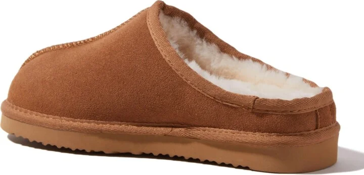 Fireside By Dearfoams Women's Greta Genuine Shearling Clog Slipper - Image 3