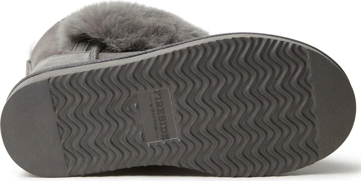 Fireside By Dearfoams Women's Perth Genuine Shearling Foldover Boot - Image 6