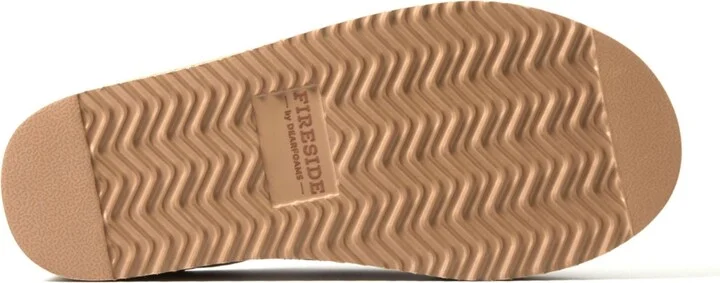 Fireside by Dearfoams Women's Queenstown Genuine Shearling Platform Clog Slipper - Image 5