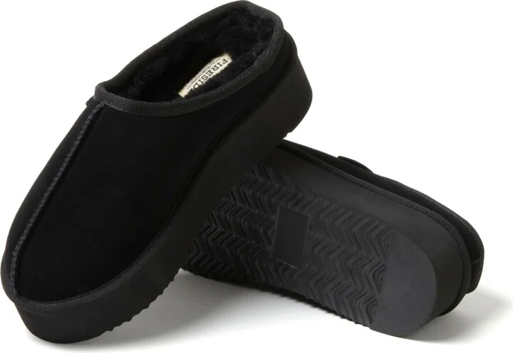 Fireside by Dearfoams Women's Queenstown Genuine Shearling Platform Clog Slipper - Image 6