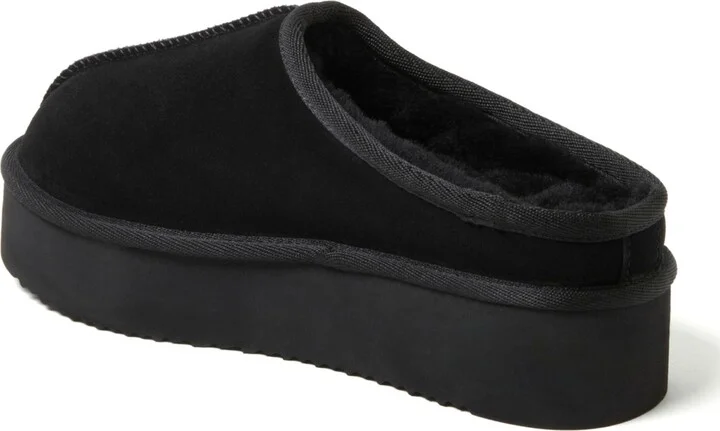 Fireside by Dearfoams Women's Queenstown Genuine Shearling Platform Clog Slipper - Image 8