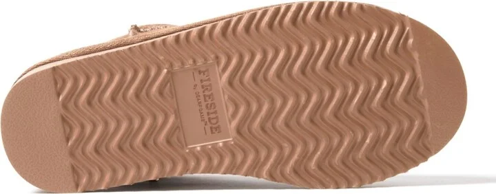 Fireside by Dearfoams Women's Riverland Genuine Shearling Micro Bootie - Image 5