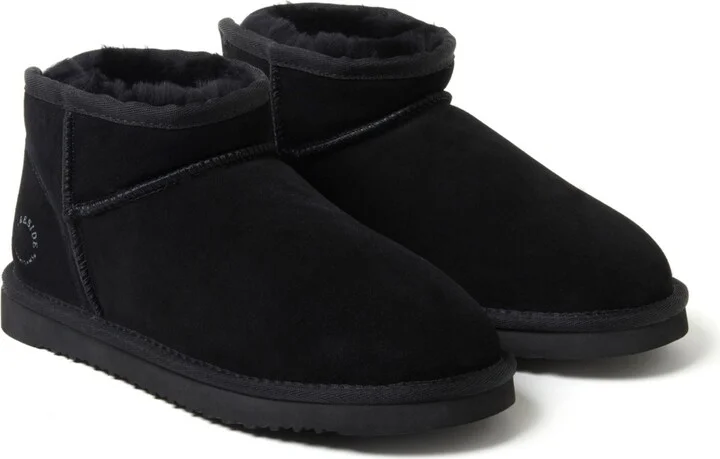 Fireside by Dearfoams Women's Riverland Genuine Shearling Micro Bootie - Image 8