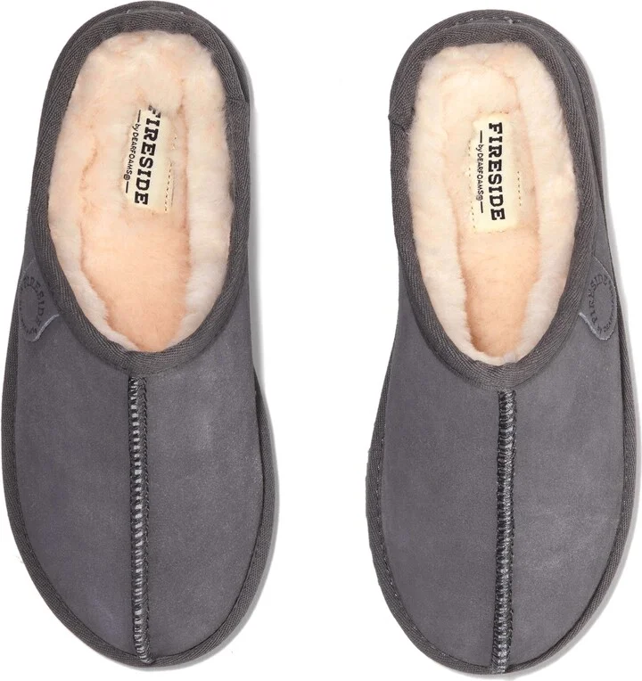 Fireside Greta Genuine Shearling Clog Slipper - Image 4