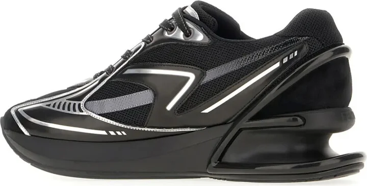 First 1 logo-print sneakers - Image 3