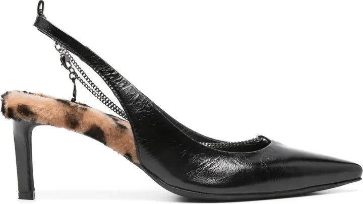 First Night 60mm leather pumps