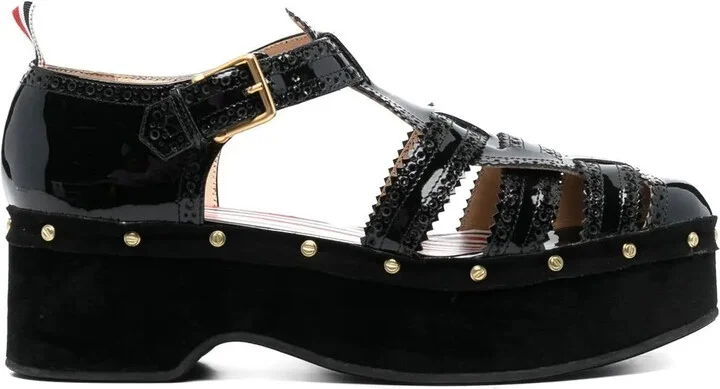 Fisherman caged platform sandals