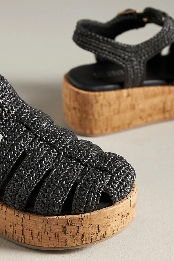Fisherman Cork-Bottom Platform Flats - Image 3