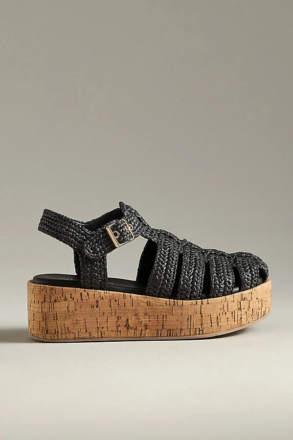 Fisherman Cork-Bottom Platform Flats