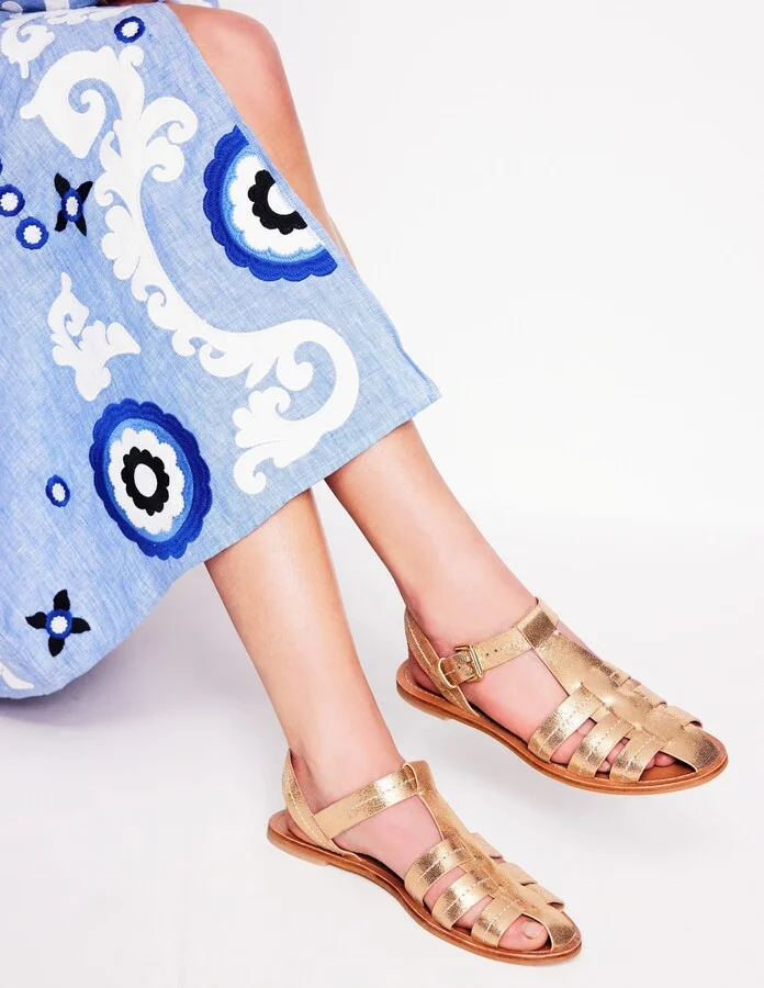 Fisherman Flat Sandals, Ecru - Image 3