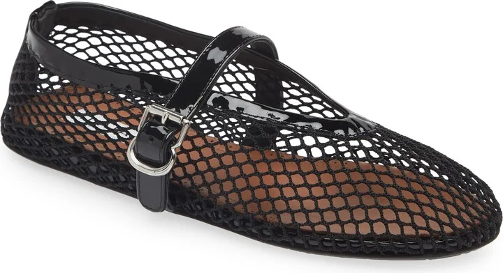 Fishnet Ballerina Flat