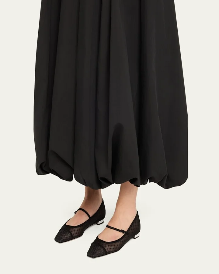 Fishnet Suede Juliette Ballerina Flats - Image 10