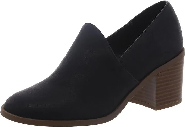 Fiskaa Womens Faux Leather Slip On Loafers