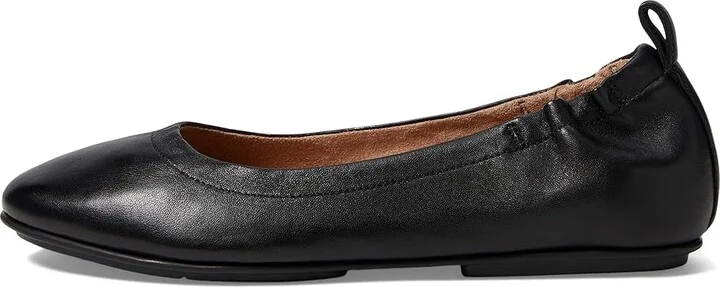 FitFlop Allegro Ballerina Flat Women's Flat Shoes Black : 5 M (B), Leather - Image 7