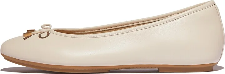 FitFlop DELICATO Bow Soft Leather Ballerinas
