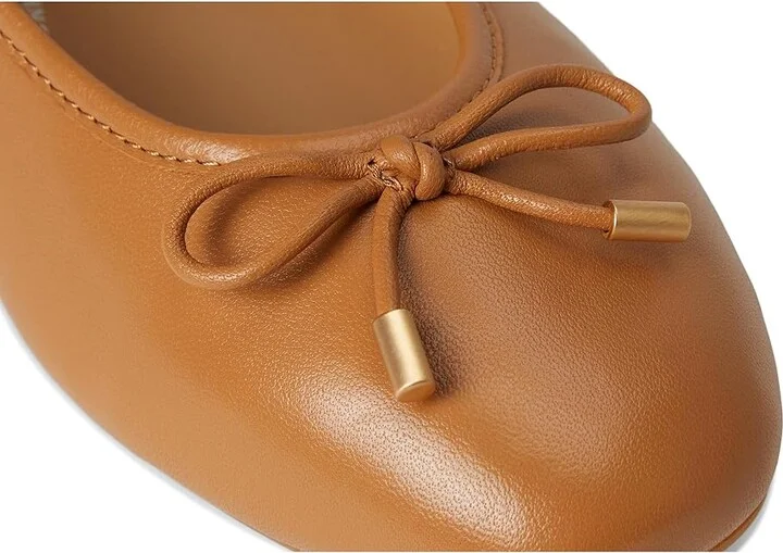 FitFlop Delicato Bow Soft Leather Ballerinas Women's Flat Shoes Desert Tan : 8 M (B), Leather/Rubber - Image 7