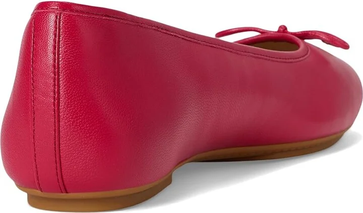 FitFlop Delicato Bow Soft Leather Ballet Flats Women's Shoes Redberry : 7 M (B) - Image 4