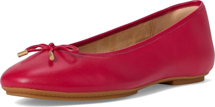 FitFlop Delicato Bow Soft Leather Ballet Flats Women's Shoes Redberry : 7 M (B) - Image 5