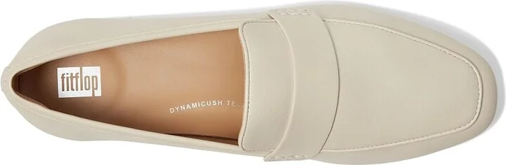 FitFlop Delicato Soft Leather Loafers Women's Flat Shoes Paris Beige : 11 M (B) - Image 2