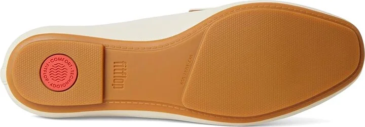 FitFlop Delicato Soft Leather Loafers Women's Flat Shoes Paris Beige : 11 M (B) - Image 3