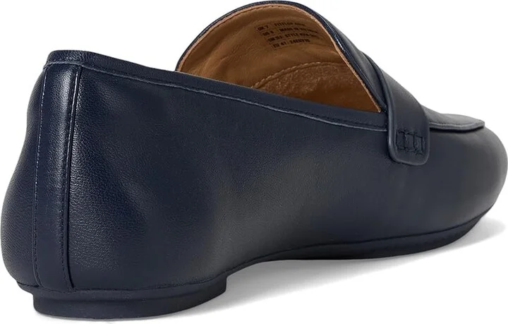 FitFlop Delicato Soft Leather Loafers Women's Shoes Midnight Navy : 6.5 M (B) - Image 4