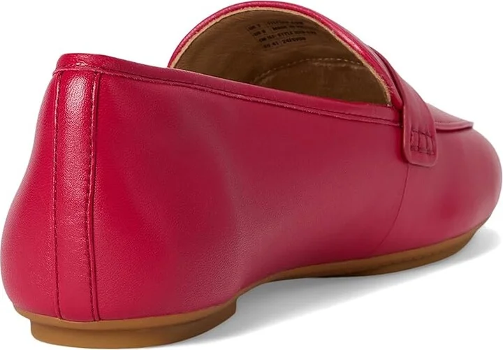 FitFlop Delicato Soft Leather Loafers Women's Shoes Redberry : 6.5 M (B) - Image 4
