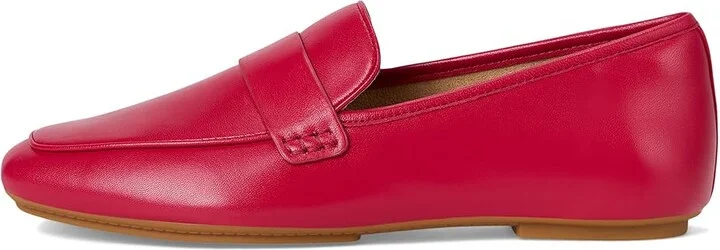 FitFlop Delicato Soft Leather Loafers Women's Shoes Redberry : 6.5 M (B) - Image 6