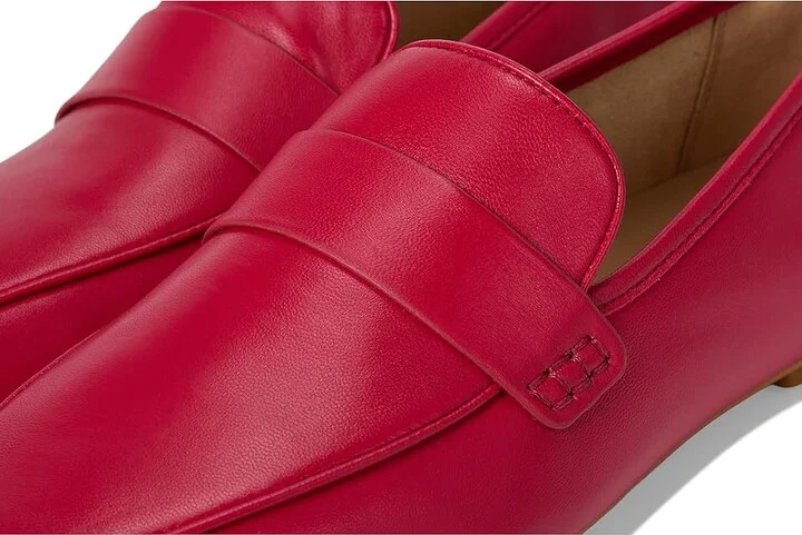 FitFlop Delicato Soft Leather Loafers Women's Shoes Redberry : 6.5 M (B) - Image 7