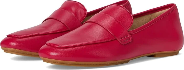 FitFlop Delicato Soft Leather Loafers Women's Shoes Redberry : 6.5 M (B)