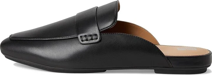 FitFlop Delicato Soft Leather Mules Women's Shoes Black : 7 M (B), Leather/Nappa/Rubber - Image 6