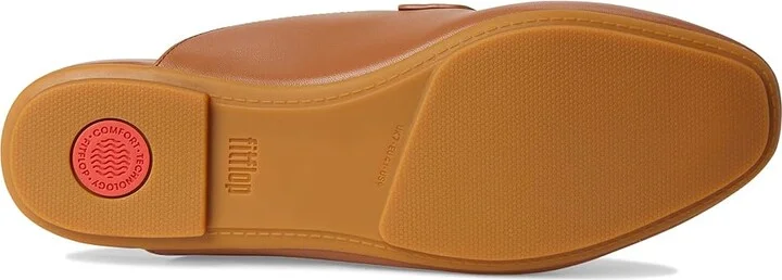 FitFlop Delicato Soft Leather Mules Women's Shoes Deep Tan : 7.5 M (B), Leather/Nappa/Rubber - Image 3