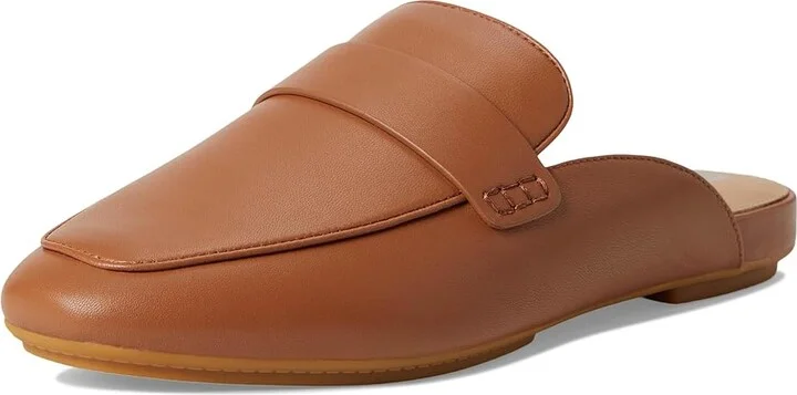 FitFlop Delicato Soft Leather Mules Women's Shoes Deep Tan : 7.5 M (B), Leather/Nappa/Rubber - Image 5