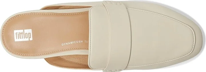 FitFlop Delicato Soft Leather Mules Women's Shoes Paris Beige : 8 M (B), Leather/Nappa/Rubber - Image 2