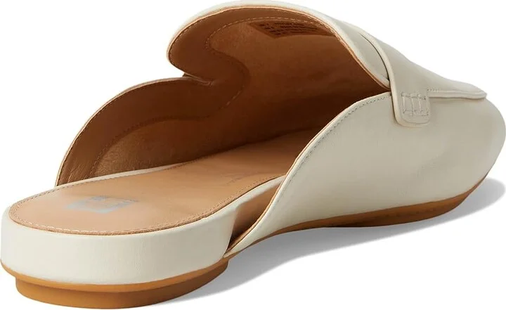 FitFlop Delicato Soft Leather Mules Women's Shoes Paris Beige : 8 M (B), Leather/Nappa/Rubber - Image 4