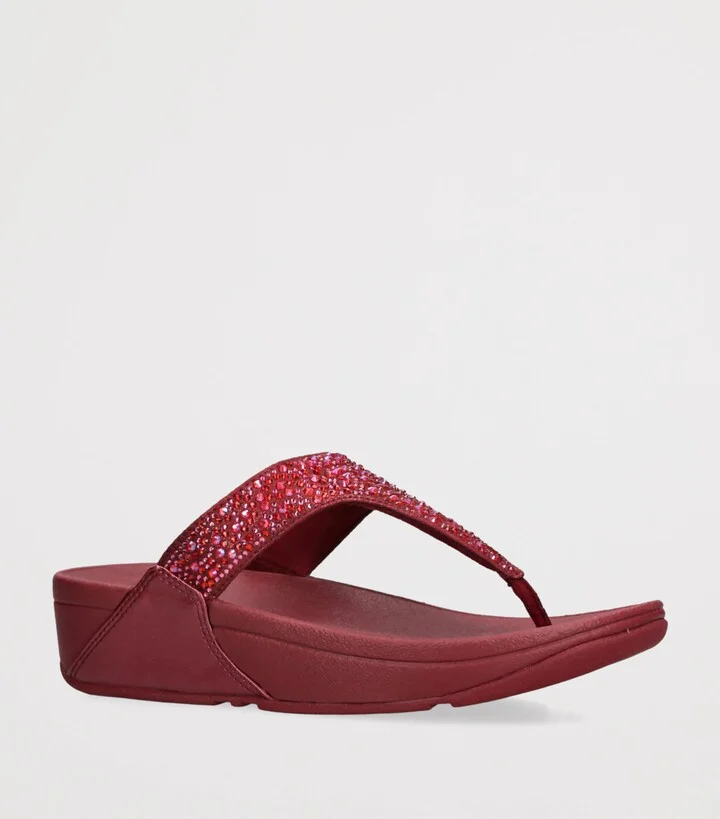 FitFlop Embellished Lulu Flatform Flip Flips - Image 3