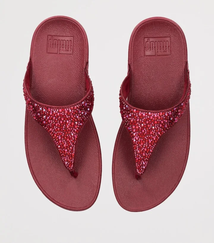 FitFlop Embellished Lulu Flatform Flip Flips - Image 4