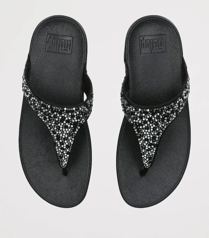 FitFlop Embellished Lulu Flatform Sandals 40 - Image 4
