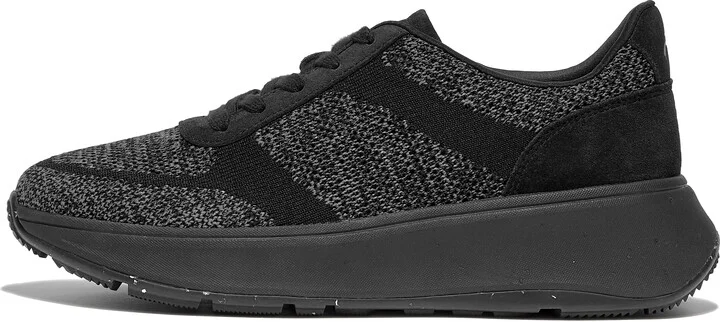 FitFlop F-MODE E01 Knit Flatform Sneakers Knit Polyester/Suede