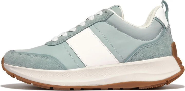 FitFlop F-MODE Flow Fabric/Suede/Leather Flatform Sneakers