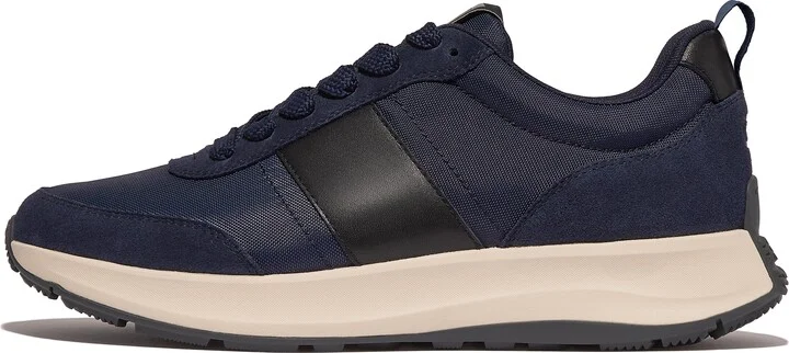 FitFlop F-MODE Flow Fabric/Suede/Leather Sneakers Leather/Suede/Fabric Polyester