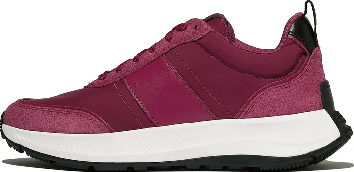FitFlop F-MODE Flow Fabric/Suede/Leather Sneakers Leather/Suede/Fabric Polyester