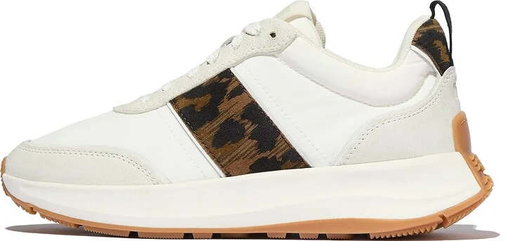 FitFlop F-MODE Flow Leopard Suede/Fabric Sneakers Leather/Suede/Fabric Polyester