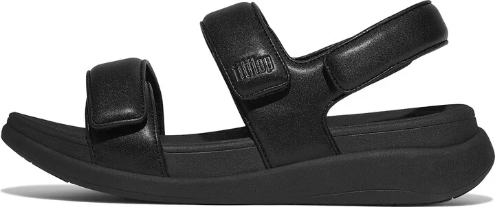 FitFlop F-MODE GO Adjustable Back-Strap Sandals Faux Leather Pu