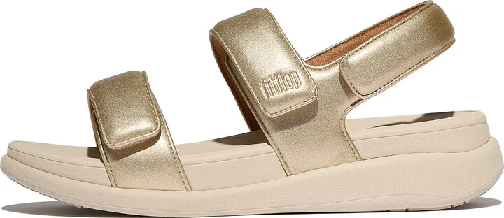 FitFlop F-MODE GO Adjustable Back-Strap Sandals Faux Leather Pu