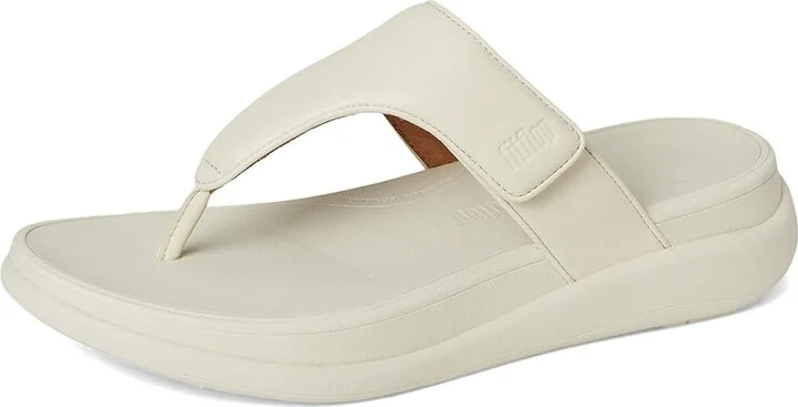 FitFlop F-Mode Go Adjustable Flatform Toe-Post Sandals Women's Wedge Shoes Paris Beige : 10 M (B), Faux Leather - Image 5
