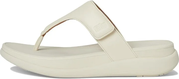 FitFlop F-Mode Go Adjustable Flatform Toe-Post Sandals Women's Wedge Shoes Paris Beige : 10 M (B), Faux Leather - Image 6