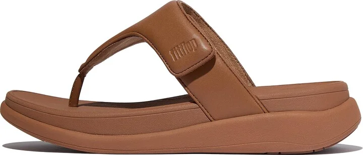 FitFlop F-MODE Go Adjustable Toe-Post Sandals Faux Leather Pu